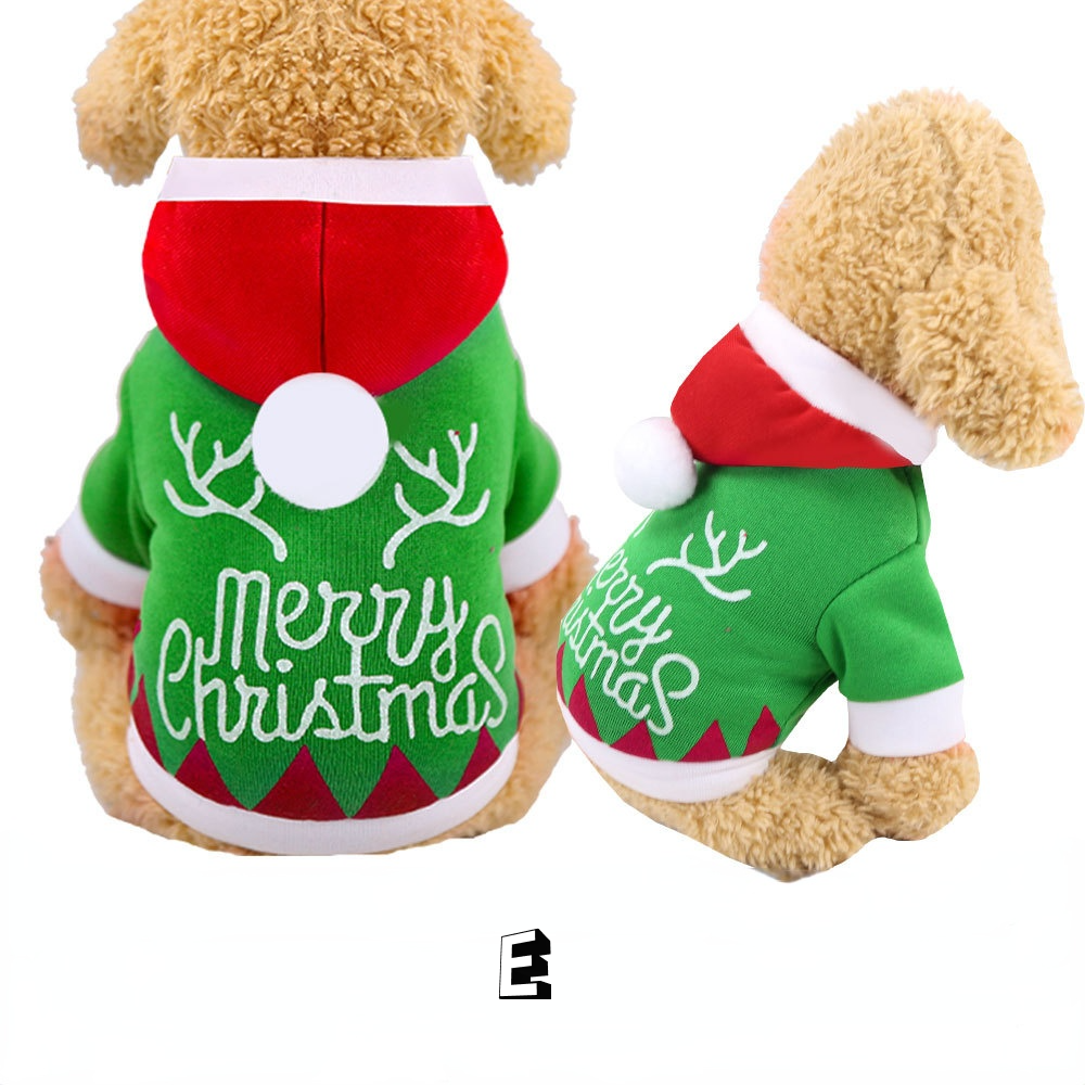 Christmas Pet Supplies – Cotton Cat Clothes, Soft & Comfortable Holiday Wear