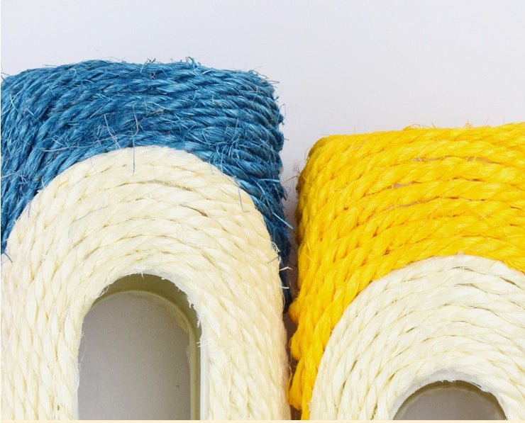 Long Sisal Drum Cat Toys – 3-Piece Scratch & Play Toy Set for Cats