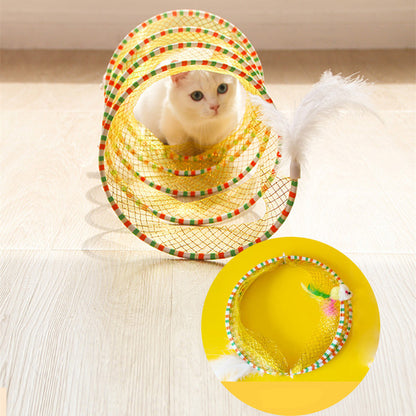 Foldable Cat Tunnel Toy – Easy Storage Interactive Play Tunnel for Cats