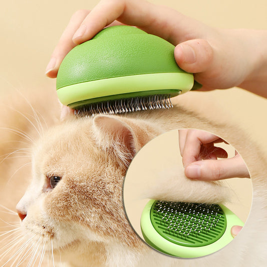 Avocado-Shaped Cat & Dog Brush – Stainless Steel Hair Remover & Grooming Comb | Pet Cleaning Care Canada