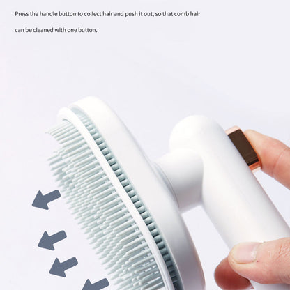 Pet Hair Removal Comb – Cat & Dog Grooming Brush for Floating Hair | Canada