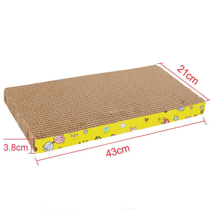 Multifunctional Cat Scratch Board – Corrugated Paper Scratch-Resistant Cat Nest