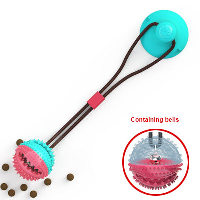 Silicon Suction Cup Dog Toy – Interactive Tug & Chew Ball for Tooth Cleaning | Pet Supplies Canada
