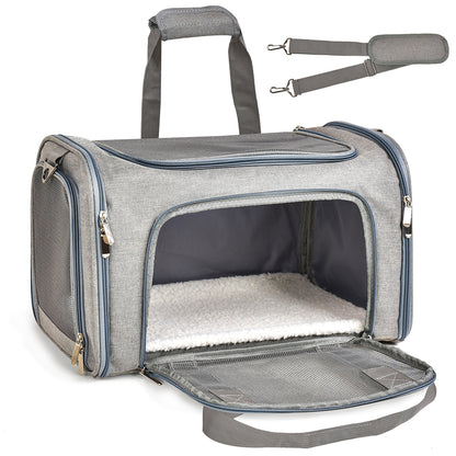 Portable Cat and Dog Pet Bag – Comfortable Travel Carrier for Small Pets