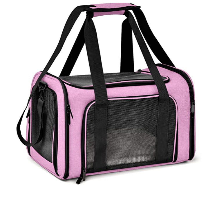 Portable Cat and Dog Pet Bag – Comfortable Travel Carrier for Small Pets