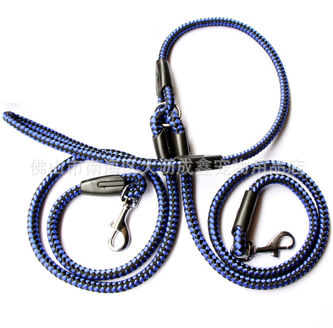 Double-Ended Dog Traction Rope – One Plus Two Leash & Collar for Walking Dogs | Pet Supplies Canada