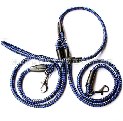 Double-Ended Dog Traction Rope – One Plus Two Leash & Collar for Walking Dogs | Pet Supplies Canada