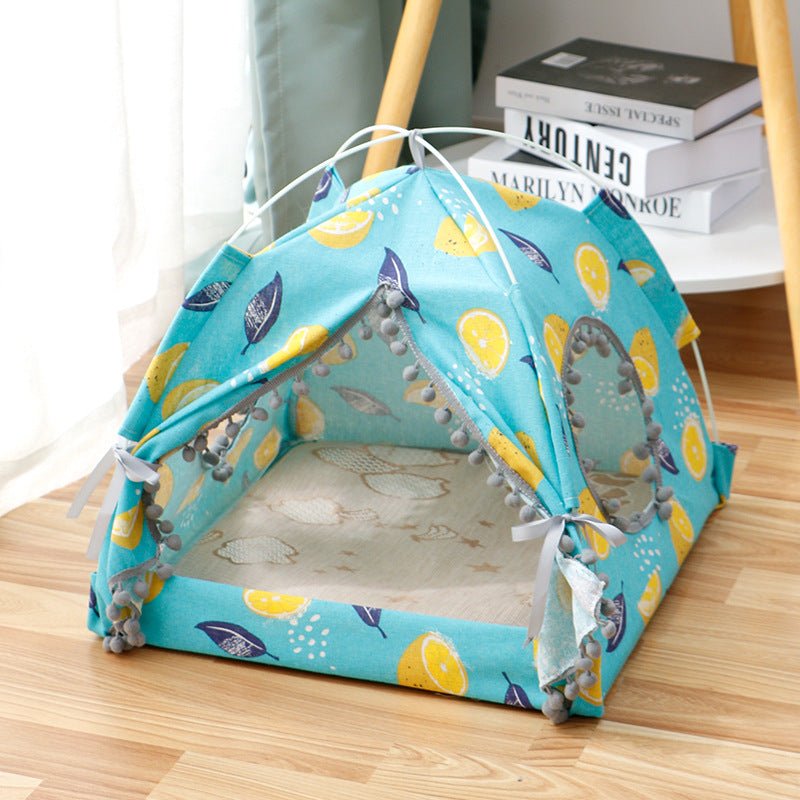 Cat Tent Bed – Enclosed Cat House Cozy Pet Bed for Indoor Cats | Pet Products Canada