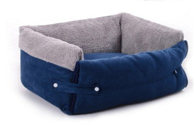 Flip Pet Nest Bed with Removable Blanket – Cozy Warm Pet Bed for Dogs & Cats | Pet Products Canada