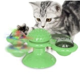 Cat Rotating Windmill Toy – Multi-Function Scratching & Teeth Cleaning Interactive Toy | Pet Supplies Canada