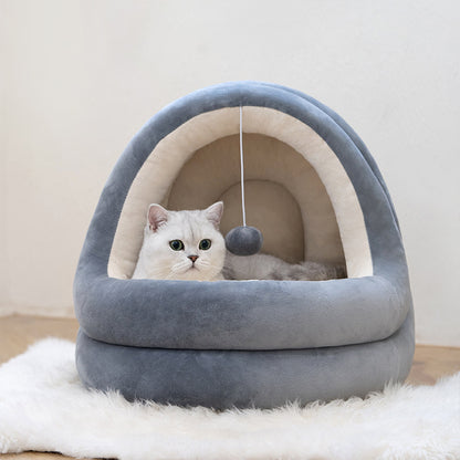 High-Quality Cat House Bed – Cozy Kitten Pet Sofa Mat for Comfort & Sleep | Pet Products Canada