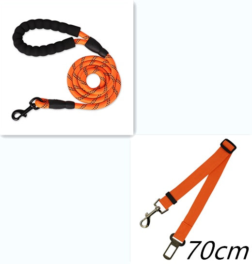 Reflective Nylon Dog Leash – Walking & Training Rope for Small, Medium & Large Dogs | Pet Supplies Canada