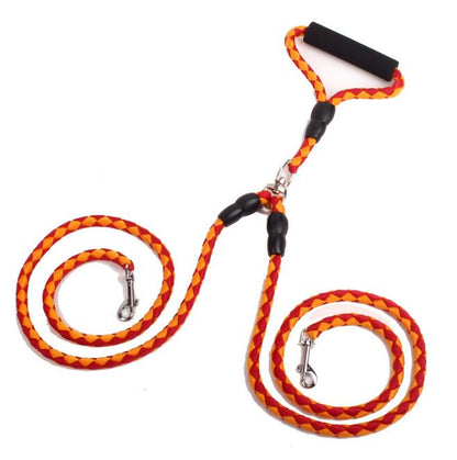 Double-Ended Dog Traction Rope – One Plus Two Leash & Collar for Walking Dogs | Pet Supplies Canada