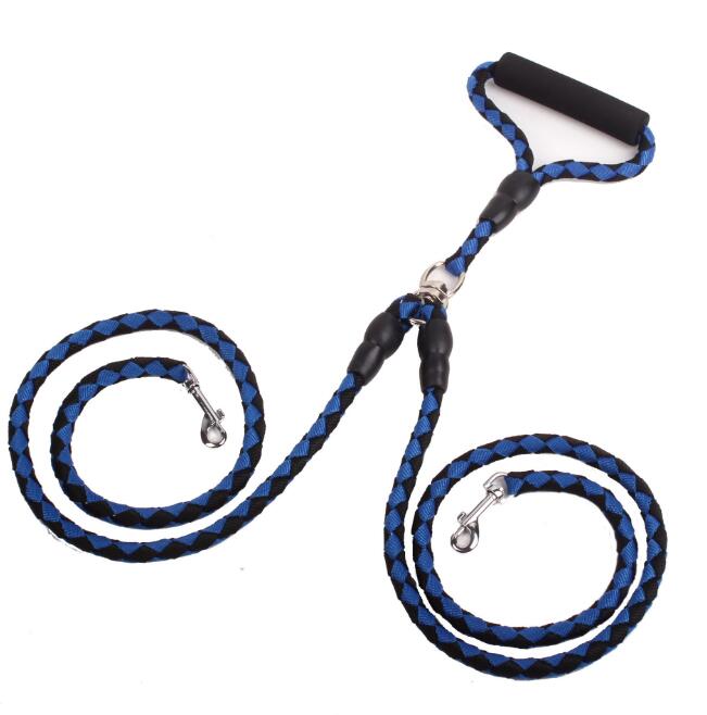 Double-Ended Dog Traction Rope – One Plus Two Leash & Collar for Walking Dogs | Pet Supplies Canada