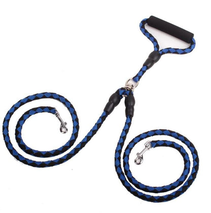 Double-Ended Dog Traction Rope – One Plus Two Leash & Collar for Walking Dogs | Pet Supplies Canada