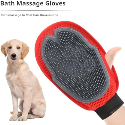 Pet Bathing & Hair Removal Gloves – Grooming Mitt with Cleaning Brush for Dogs & Cats | Canada
