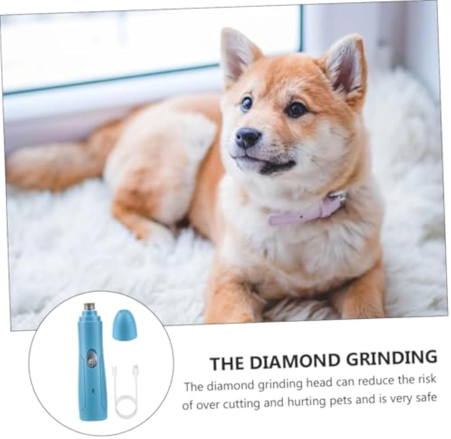Electric Pet Nail Grinder – Dog & Cat Claw Trimmer, Polisher & Grooming Tool | Canada