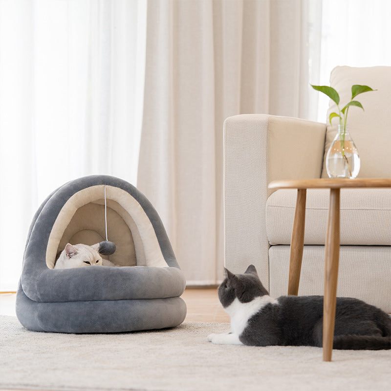 High-Quality Cat House Bed – Cozy Kitten Pet Sofa Mat for Comfort & Sleep | Pet Products Canada