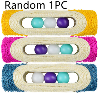 Long Sisal Drum Cat Toys – 3-Piece Scratch & Play Toy Set for Cats