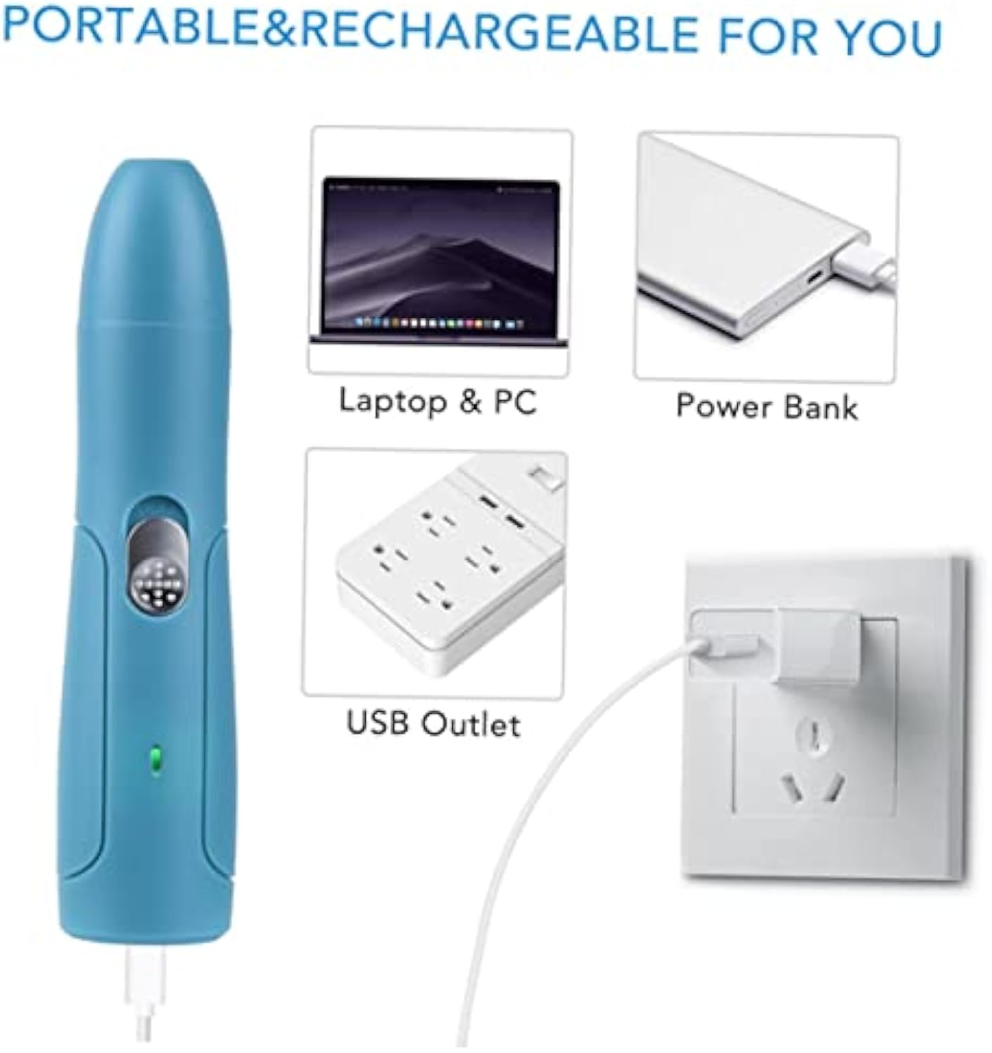 Electric Pet Nail Grinder – Dog & Cat Claw Trimmer, Polisher & Grooming Tool | Canada