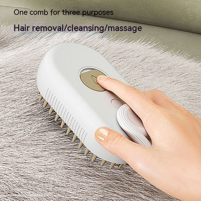 3-in-1 Steam Cat & Dog Brush – Electric Spray Grooming Comb for Hair Removal & Massage | Canada