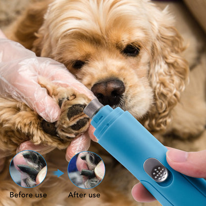 Electric Pet Nail Grinder – Dog & Cat Claw Trimmer, Polisher & Grooming Tool | Canada
