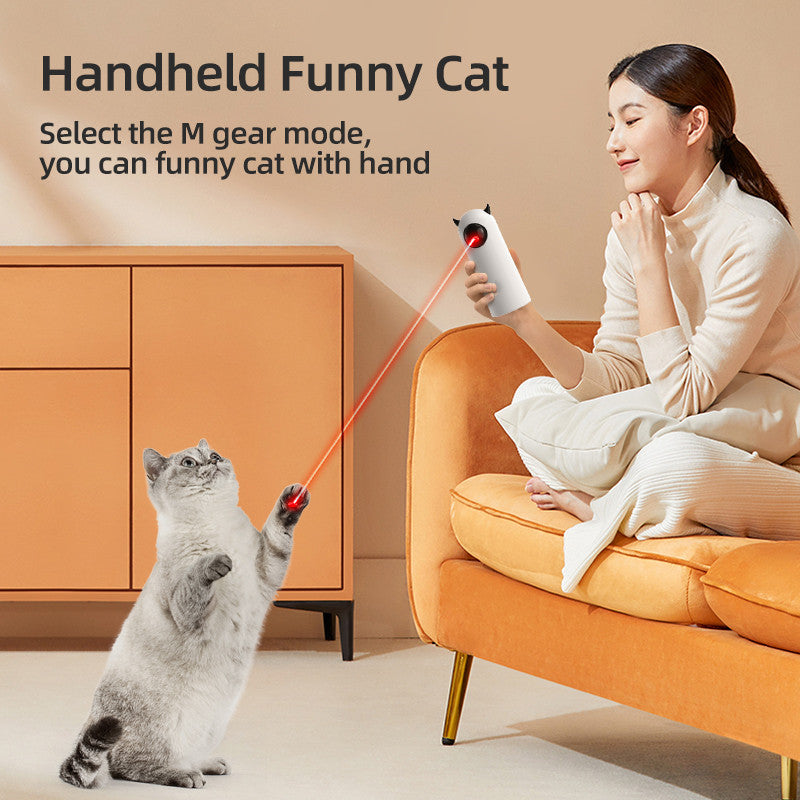 Electric Automatic Infrared Cat Teaser Toy – Interactive Laser Play for Indoor Cats