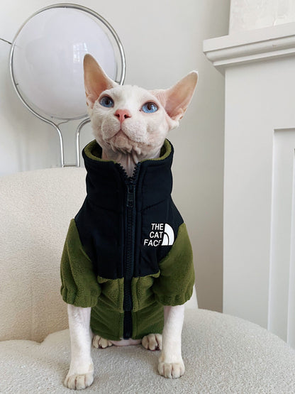 Warm Winter Clothes for Hairless Cats – Soft & Cozy Sphynx Cat Sweater for Indoor & Outdoor Use